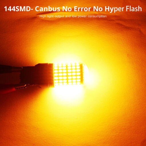 T20 Canbus 7440 144SMD Car Turn Signal Reverse Light