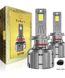 Tobysouq.com 9005 Car LED Headlight TF90 Original 90W Power With Canbus, Best LED Headlight Never Launch Before, Pure White 6000K Color Temperature Tobysouq